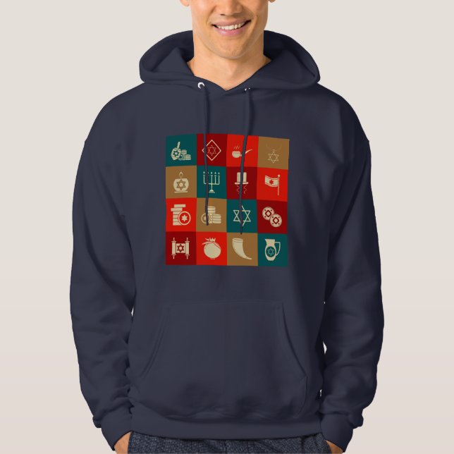 Judaika - Hoodie & Sweatshirt - jüdische Designs (Vorderseite)