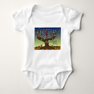 Judaika L'shanah Tovah Baum des Lebens Geschenke B Baby Strampler