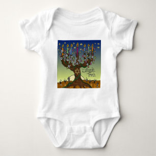 Judaika L'shanah Tovah Baum des Lebens Geschenke B Baby Strampler