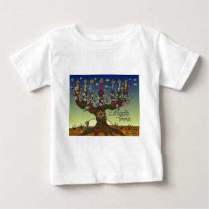 Judaika L'shanah Tovah Baum des Lebens Geschenke B Baby T-shirt