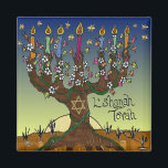 Judaika L'shanah Tovah Baum des Lebens Geschenke B Magnet<br><div class="desc">Sie sehen die Lee Hiller Design Collection. Bekleidung, Geschenke & Sammlerstücke Lee Hiller Fotografie oder Digital Art Collection. Sie können ihre Naturfotografie unter http://HikeOurPlanet.com/ ansehen und ihrem Wanderblog im Hot Springs Nationalpark folgen.</div>