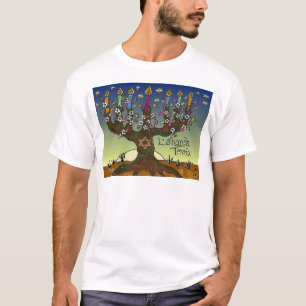 Judaika L'shanah Tovah Baum des Lebens Geschenke B T-Shirt