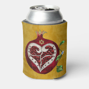 Judaika Pomegranate Heart Hanukkah Rosh Hashanah Dosenkühler
