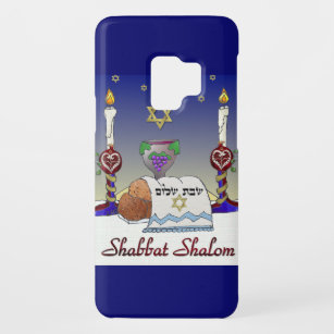 Judaika Shabbat Shalom Art Print Case-Mate Samsung Galaxy S9 Hülle