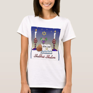 Judaika Shabbat Shalom Art Print T-Shirt