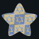 Judaika Star von David Metal Stern-Aufkleber<br><div class="desc">Sie sehen die Lee Hiller Design Collection. Bekleidung,  Geschenke & Sammlerstücke Lee Hiller Fotografie oder Digital Art Collection. Sie können ihre Naturfotografie unter http://HikeOurPlanet.com/ ansehen und ihrem Wanderblog im Hot Springs Nationalpark folgen.</div>