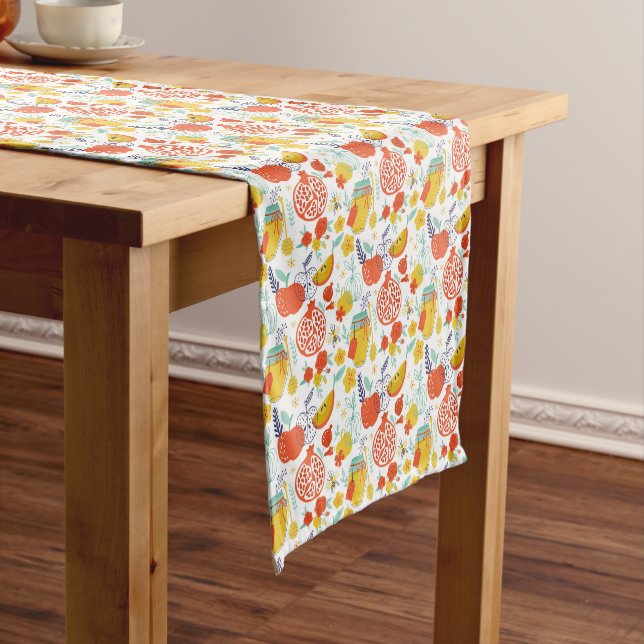 Judaika Table Runner - Judenurlaub - Geschenke Kurzer Tischläufer (Beispiel)