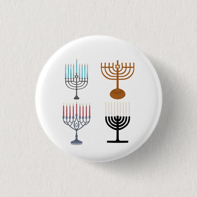 Judaismus-Religion des Hanukkah Button (Vorderseite)
