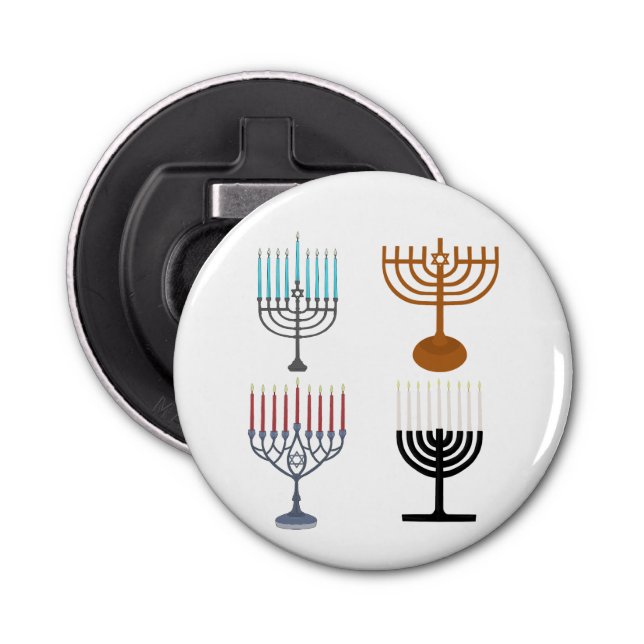 Judaismus-Religion des Hanukkah Flaschenöffner (Vorderseite)