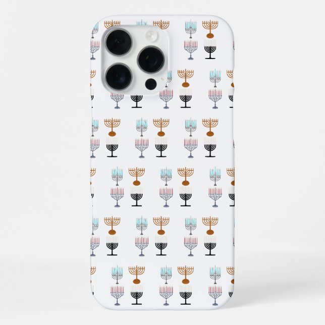Judaismus-Religion des Hanukkah iPhone Hülle (Rückseite)