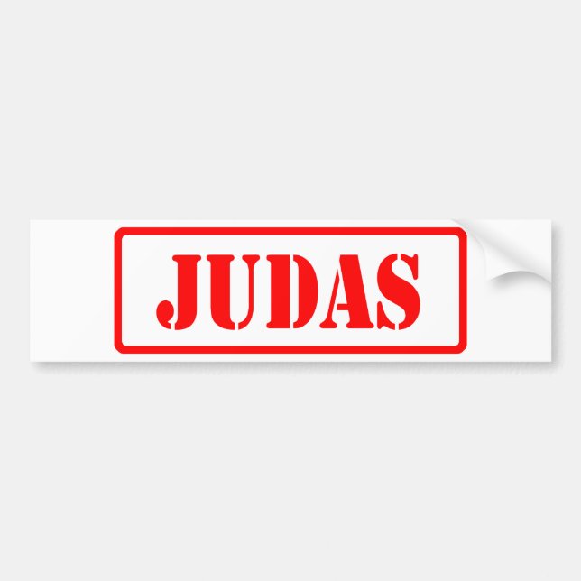 Judas Autoaufkleber (Vorne)