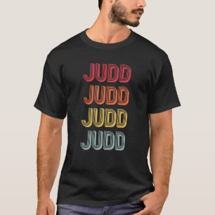 JUDD Gift Nachname Funny Retro Vintager 80er Gebur T-Shirt
