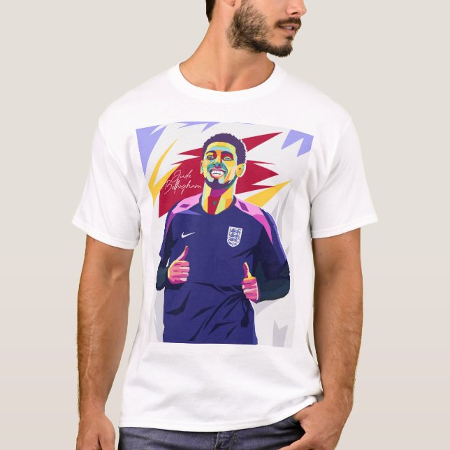Jude Bellingham Pop Art T-Shirt (Vorderseite)