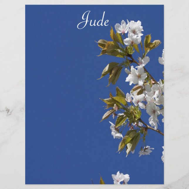 Jude Blossom Letterhead (Vorderseite)