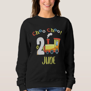 Jude Choo Choo Zwei Zug 2. Geburtstag Turning 2 Sweatshirt