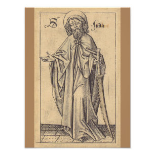 Jude Thaddaeus, der Apostel und Bruder Jesu Fotodruck