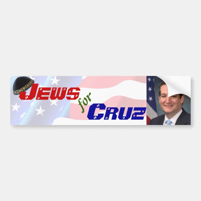 Juden für Autoaufkleber Ted Cruz (Vorne)