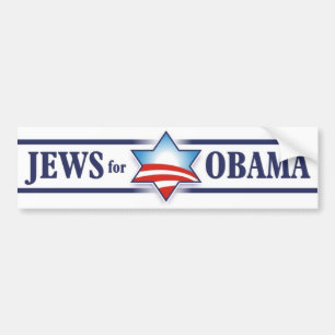 Juden für Obama Autoaufkleber