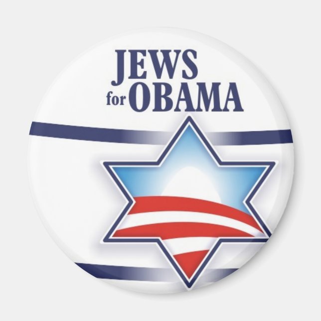 Juden für Obama-Magnet Magnet (Vorne)
