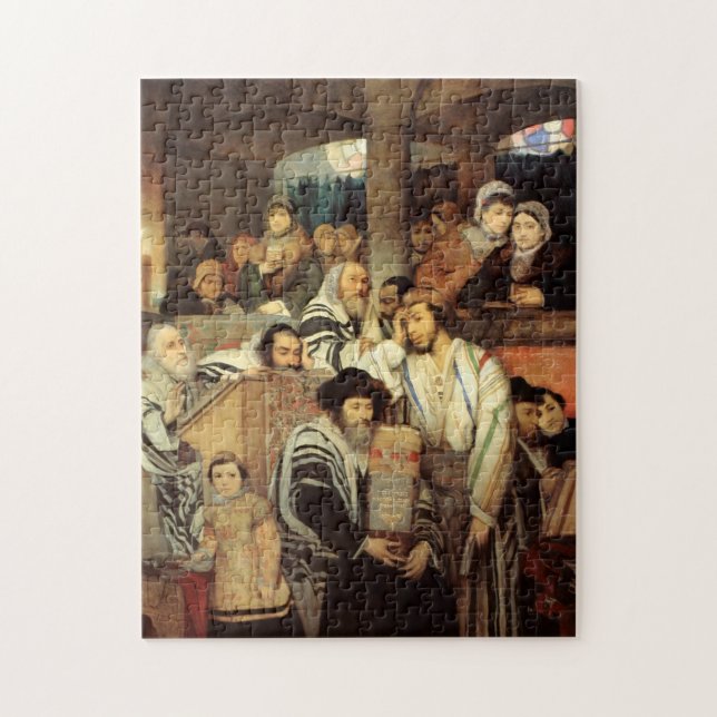 Juden Gebet von Maurycy Gottlieb - Circa 1878 Puzzle (Vertikal)