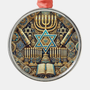 Judenschmuck für Hausdekoration oder als Geschenk Ornament Aus Metall