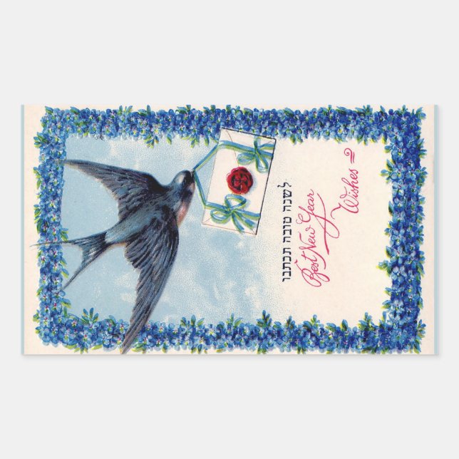 Judensticker Rechteckiger Aufkleber (Vorderseite)