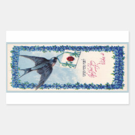 Judensticker Rechteckiger Aufkleber