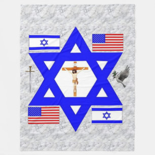 JUDEO-CHRISTLICH Fleece Blanket