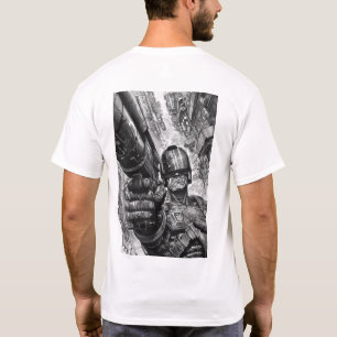 Judge Dredd Retro Shotgun T - Shirt