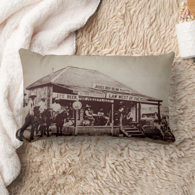 Judge Roy Bean's Courthouse Saloon Langtry Texas Lendenkissen (Decke)