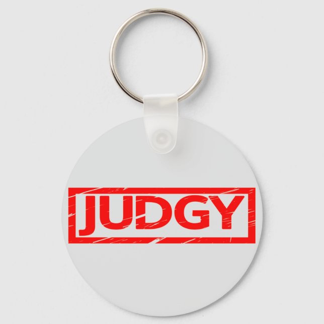 Judgy Briefmarke Schlüsselanhänger (Vorderseite)