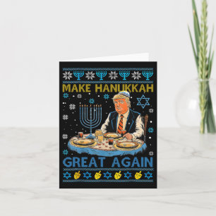 Jüdisch hässlich machen Hanukka wieder groß, lusti Karte