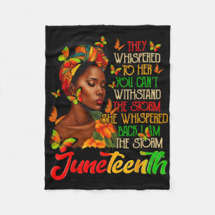 Jüdische Afro American Black Women Black History Fleecedecke