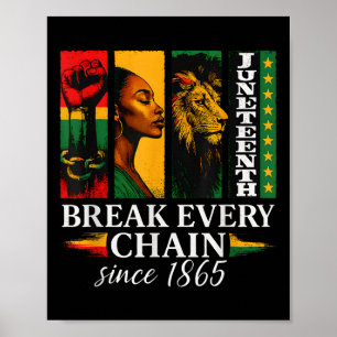 Jüdische Break alle Kette seit 1865 Freedom de Poster