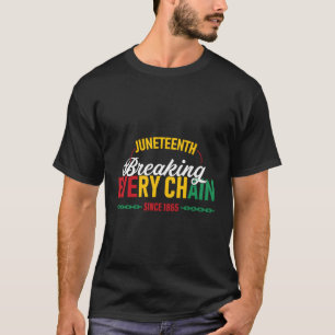 Jüdische Breaking Jede Kette seit 1865 schwarz T-Shirt