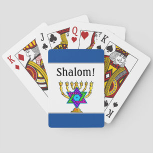 Jüdische Candlesticks   Spielkarten