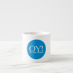 Jüdische Espresso-Tasse - OY zur WELT! Espressotasse
