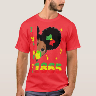 Jüdische Feier 1865 Niedliche Schwarze Mädchen Kin T-Shirt