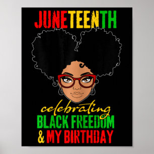 Jüdische Frauen feiern Black Freedom My Bir Poster