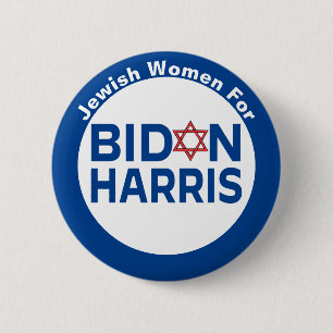 Jüdische Frauen für Biden Harris Button
