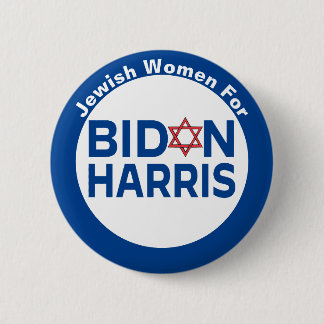 Jüdische Frauen für Biden Harris Button