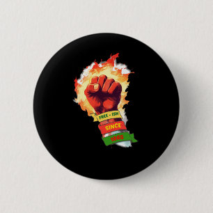 Jüdische Freizeit seit 1865 Schwarze Geschichte Button