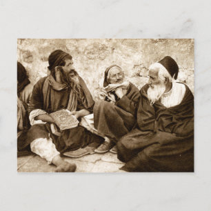 Jüdische Gebete in Jerusalem Postkarte