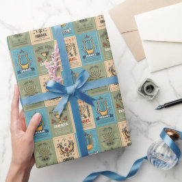 Jüdische Geschenke - Urlaubspapier - Israel Art Geschenkpapier