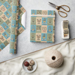 Jüdische Geschenke - Urlaubspapier - Israel Art Geschenkpapier
