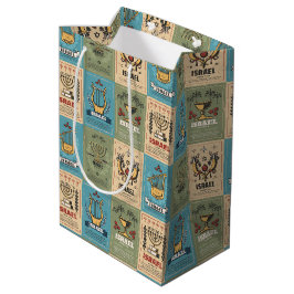 Jüdische Geschenke - Weihnachtsgeschenke - Hanukka Mittlere Geschenktüte