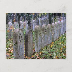 Jüdische Gräber im Zentralfriedhof Postkarte