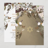 Jüdische Hochzeit Chuppah Elegant Rustikale Flora