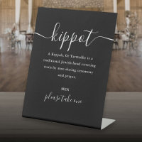 Jüdische Hochzeit Kippot Schrift Yarmulke