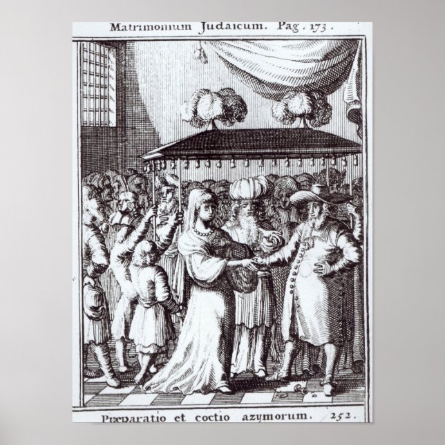 jüdische Hochzeit Poster (Vorne)